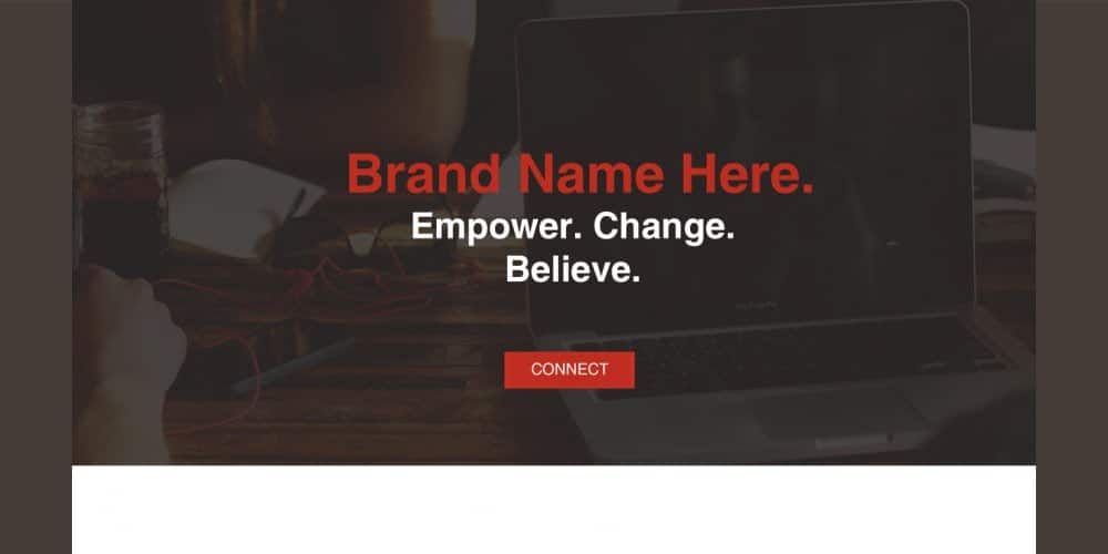 Free One Page Website Template