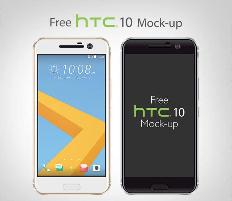 Free Vector HTC 10 Smartphone Mockup