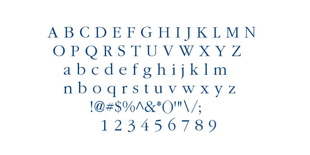 Garamond Font