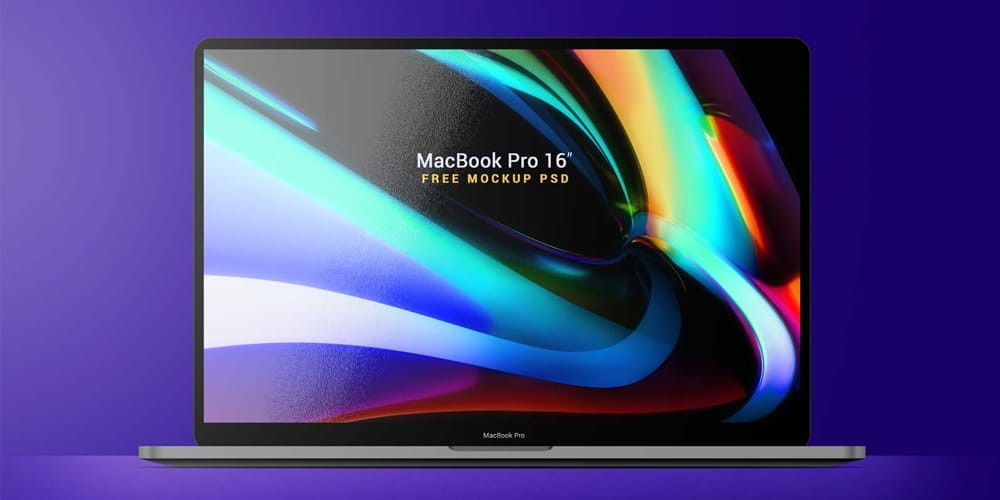 MacBook Pro 16 inch Mockup