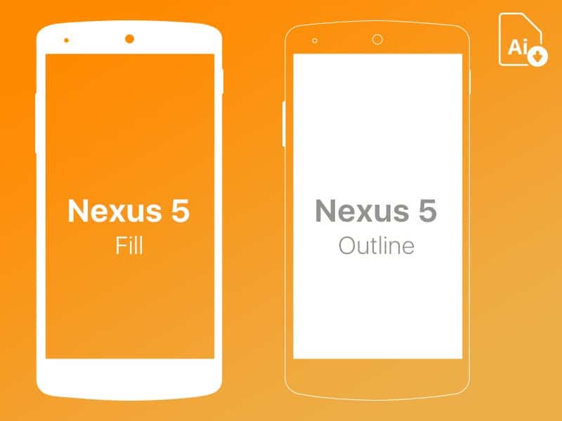 Nexus 5 Free Mockup