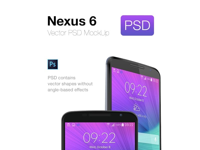 Nexus 6 PSD MockUp