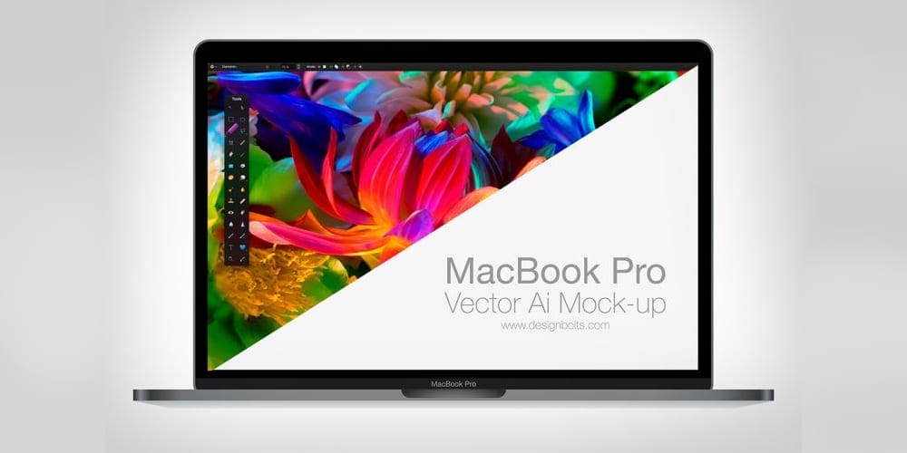 Realistic Apple MacBook Pro Mockup