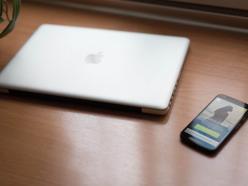 Smartphone & Notebook PSD Mockups