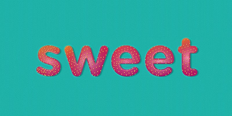 Sweet Strawberry Text Effect