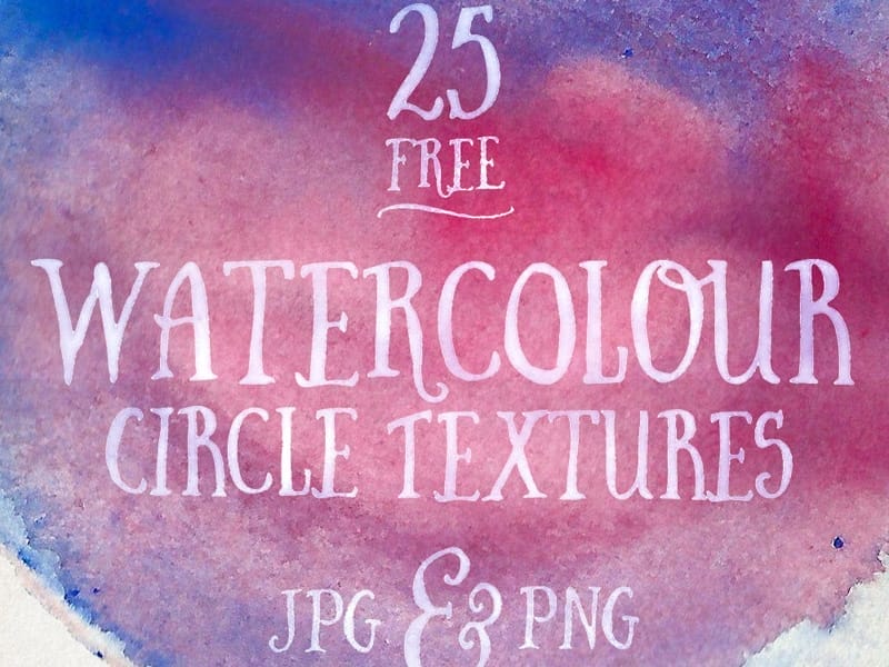 Watercolour Circle Textures