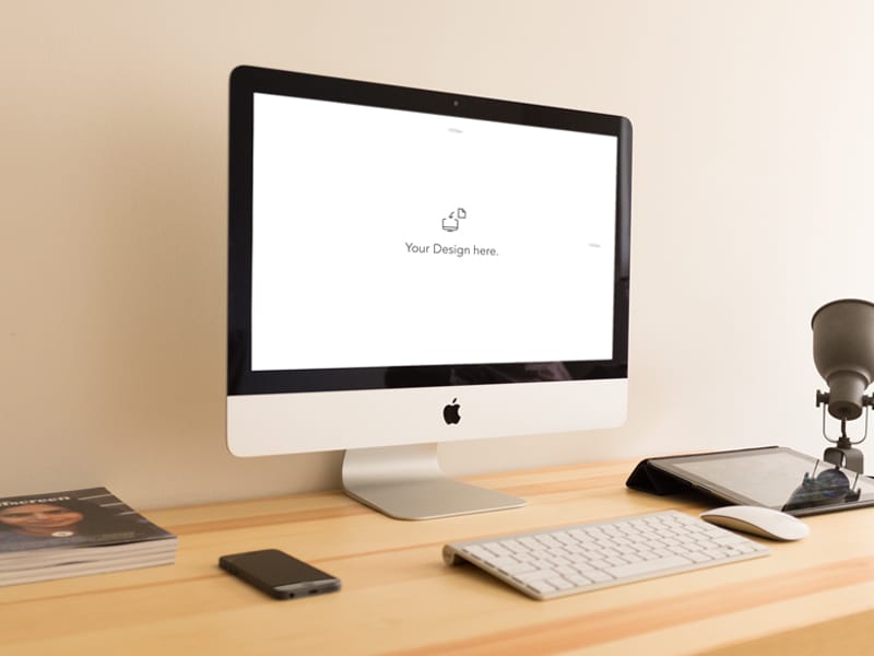iMac Mockups PSD