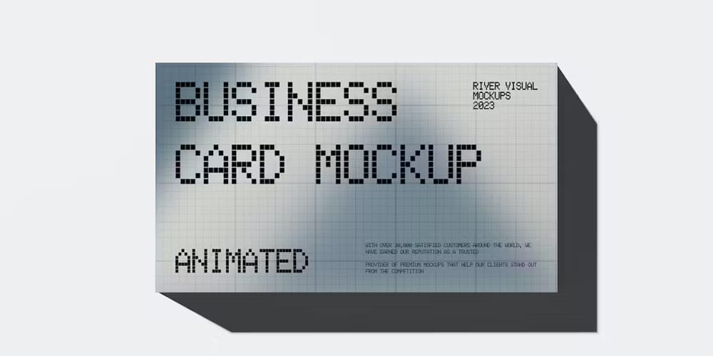 Animated Business Card Mockup