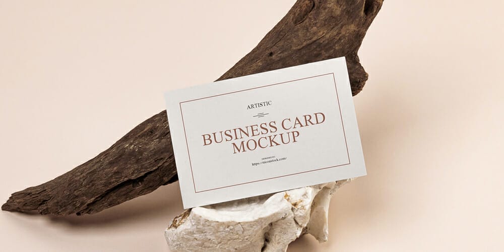 Artistic Business Card Mockup