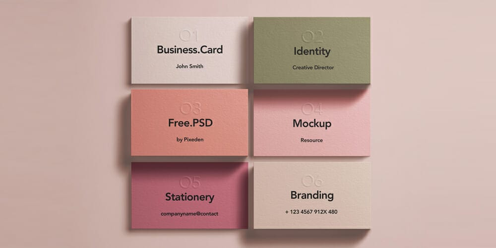 Branding Identity Business Card Mockup
