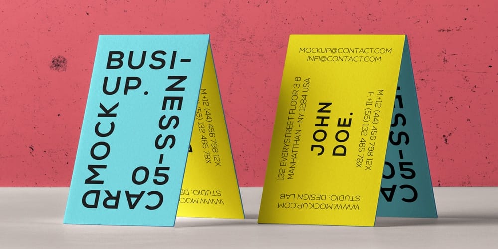 100+ Free Business Card Mockups PSD 111 Business Card Branding Mockup