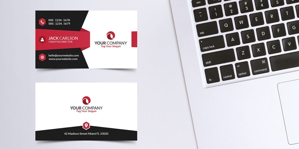 Business Card Mockup Design PSD