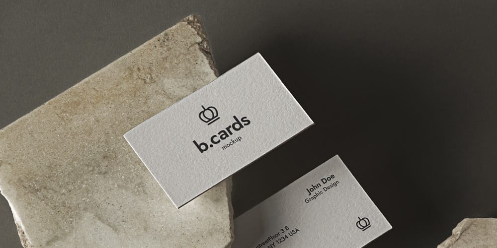 100+ Free Business Card Mockups PSD 101 Business Card Mockup Showcase