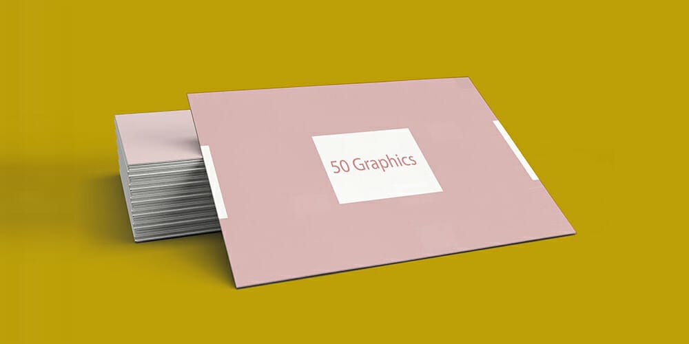 Business Card Mockup for Presentations