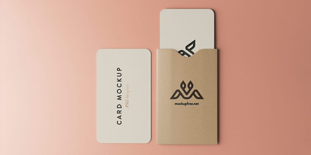 Business Card Sleeve Mockups