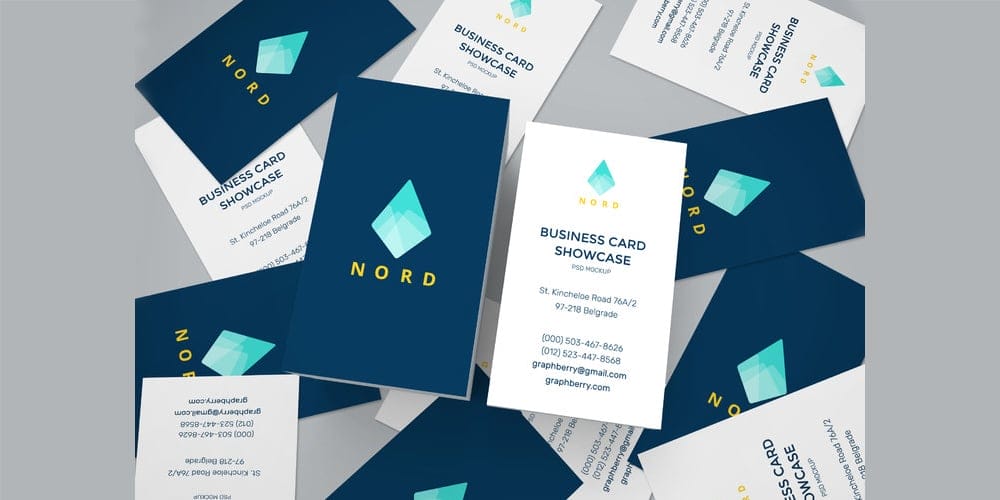 Business Cards Mockup PSD