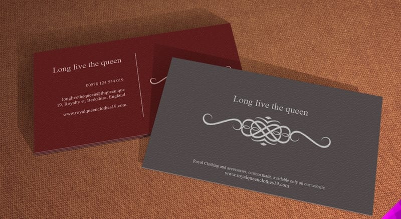 Business Cards Stack Mockup PSD