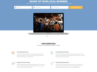 Business Web Template PSD