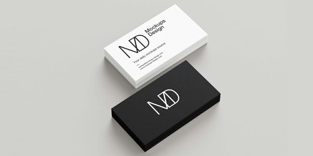 100+ Free Business Card Mockups PSD 133 Clean Business Cards Mockup