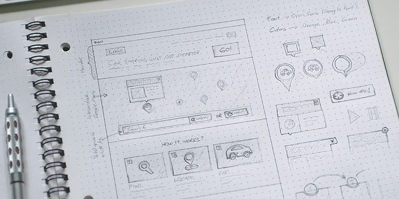 Drafting Tips for Creative Wireframe Sketches