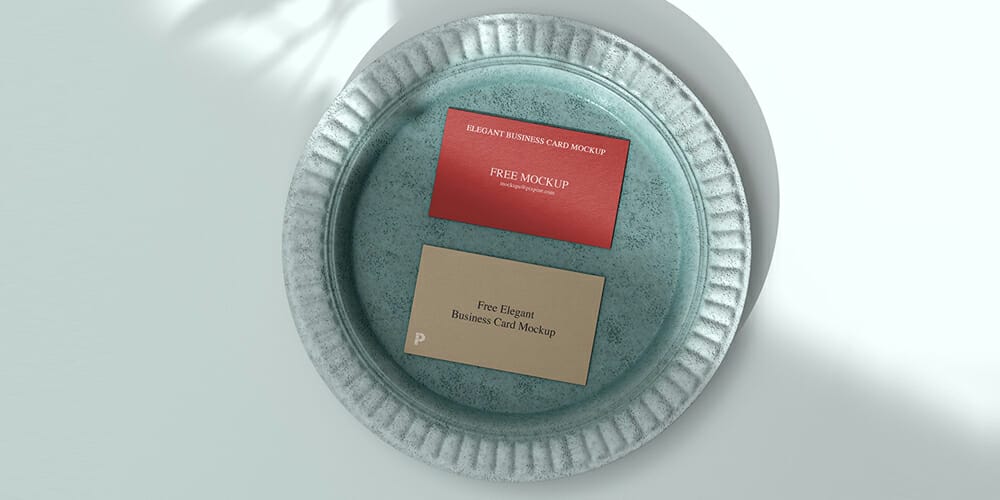 100+ Free Business Card Mockups PSD 37 Elegant Business Card Mockup