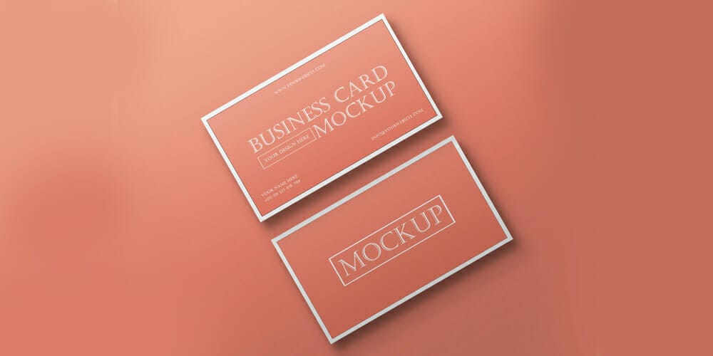 100+ Free Business Card Mockups PSD 81 Elegant Business Card Mockup Template