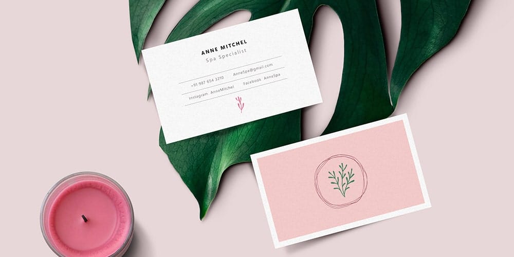 Feminine Business Card