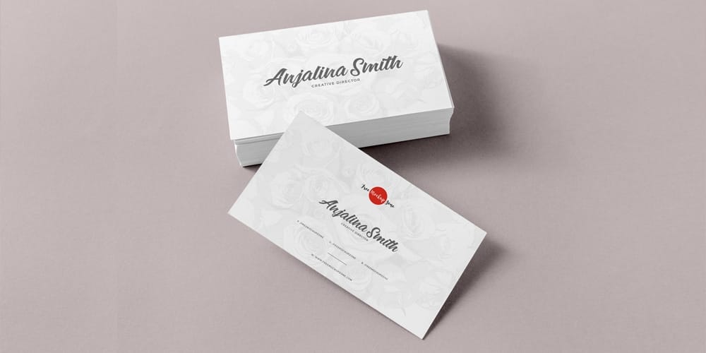 Free Brand Business Cards Mockup PSD