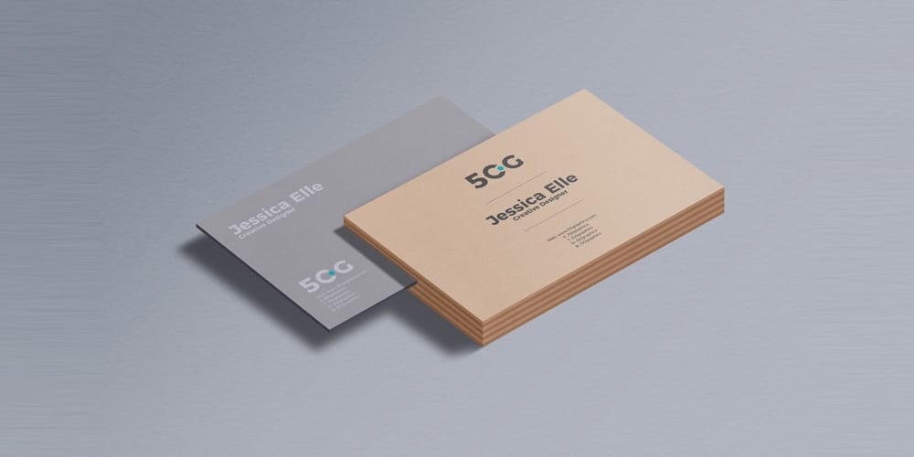 Free Business Card Branding Mockup PSD