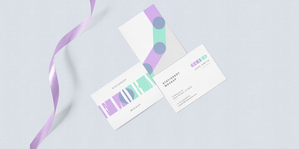 Free Business Card Mock Up