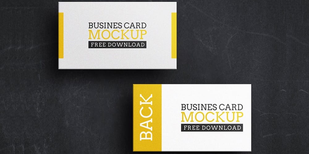 Free Business Card Mockup 