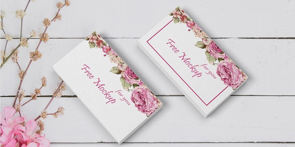 Free Business Card Mockup