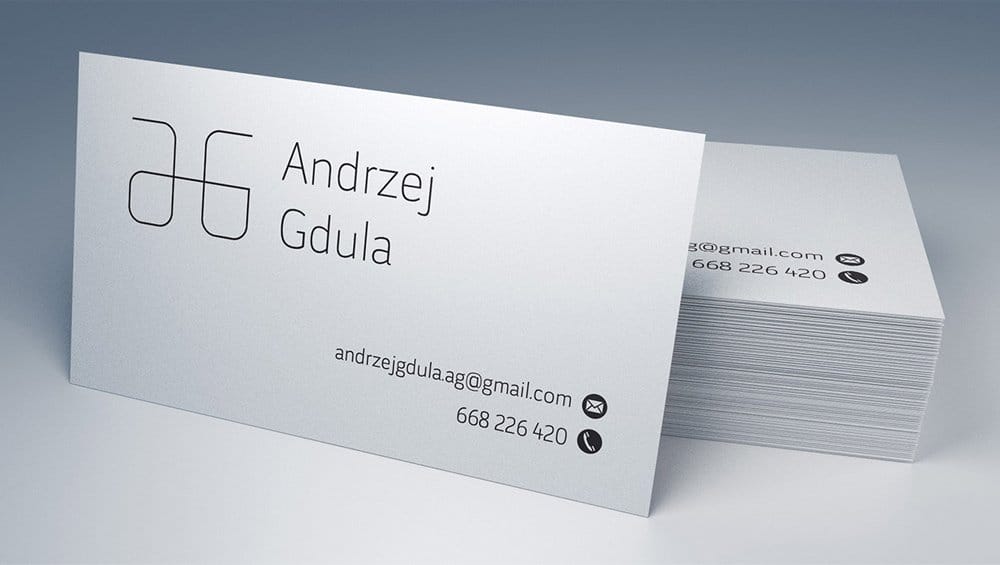 Free Business Card Mockup