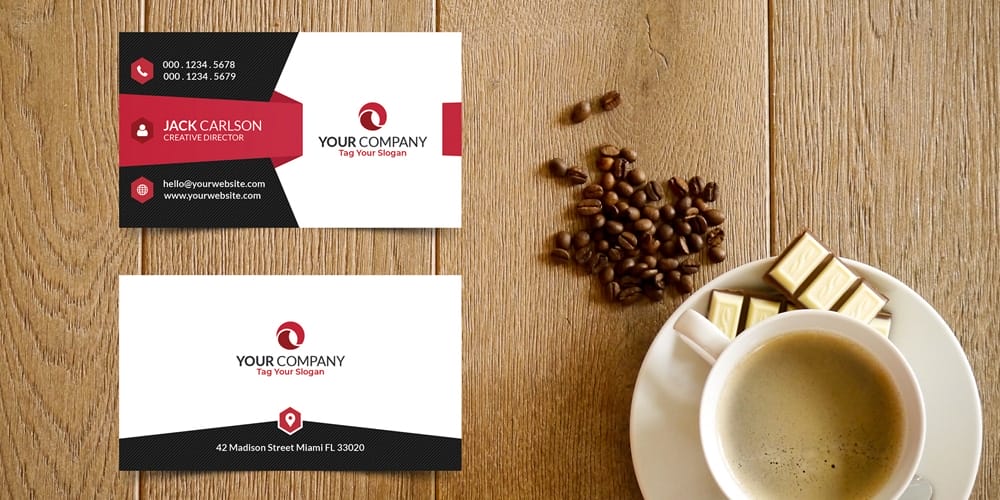 Free Business Card Mockup Design