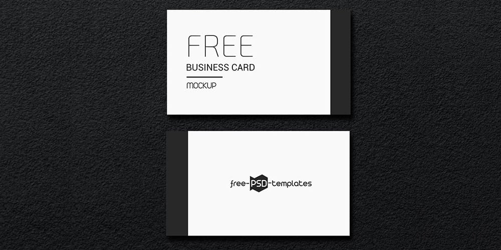 Free Business Card Mockup Set PSD
