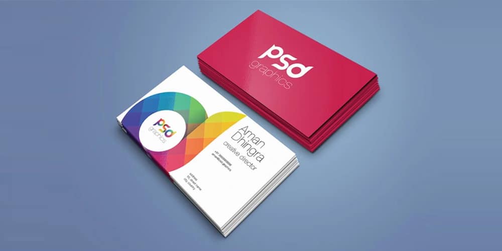 Free Business Card Mockup Template PSD