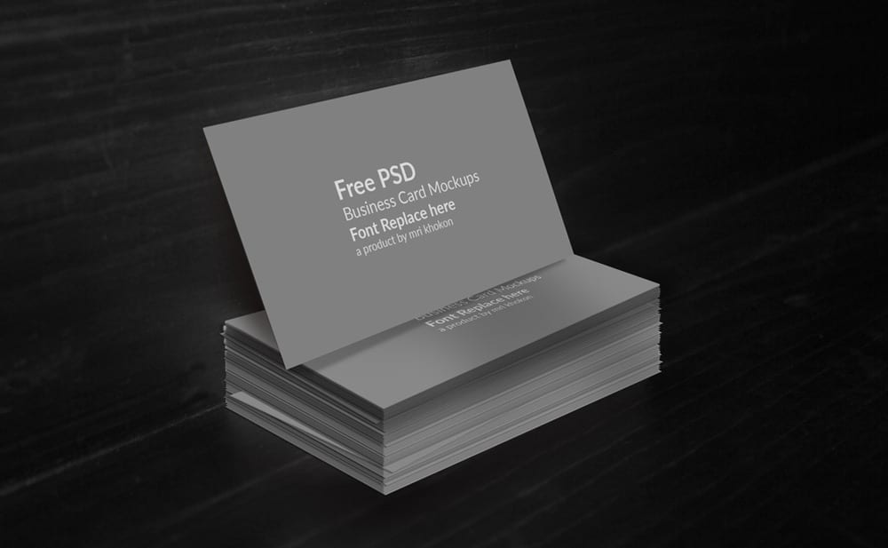 Free Business Card Mockups