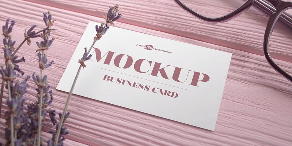 Free Business Card V02 Mockup PSD