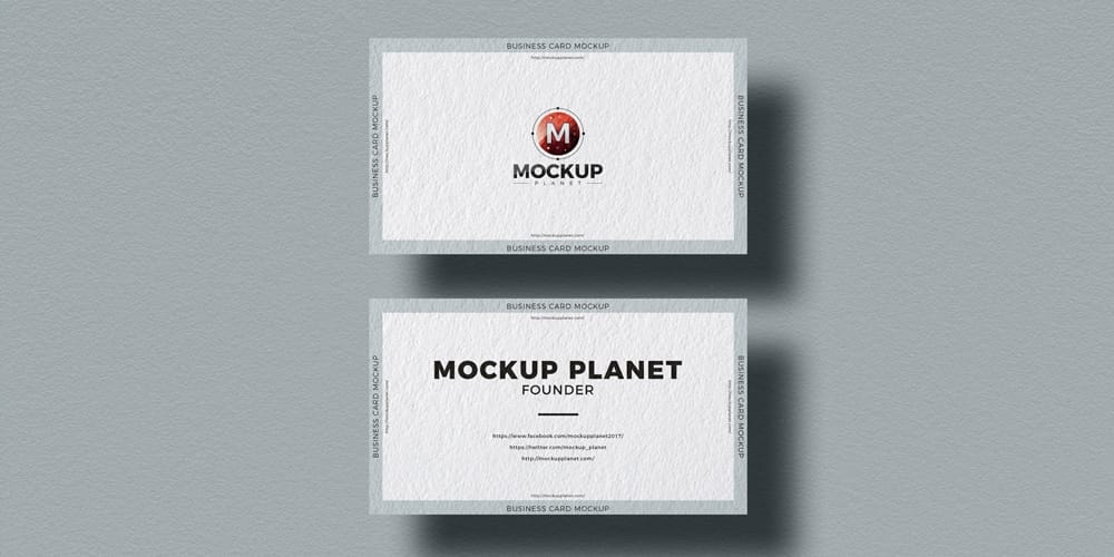 Free Elegant Business Card Mockup PSD