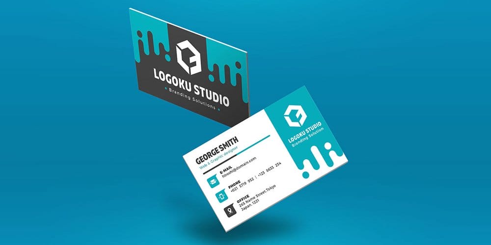 Free Floating Business Card