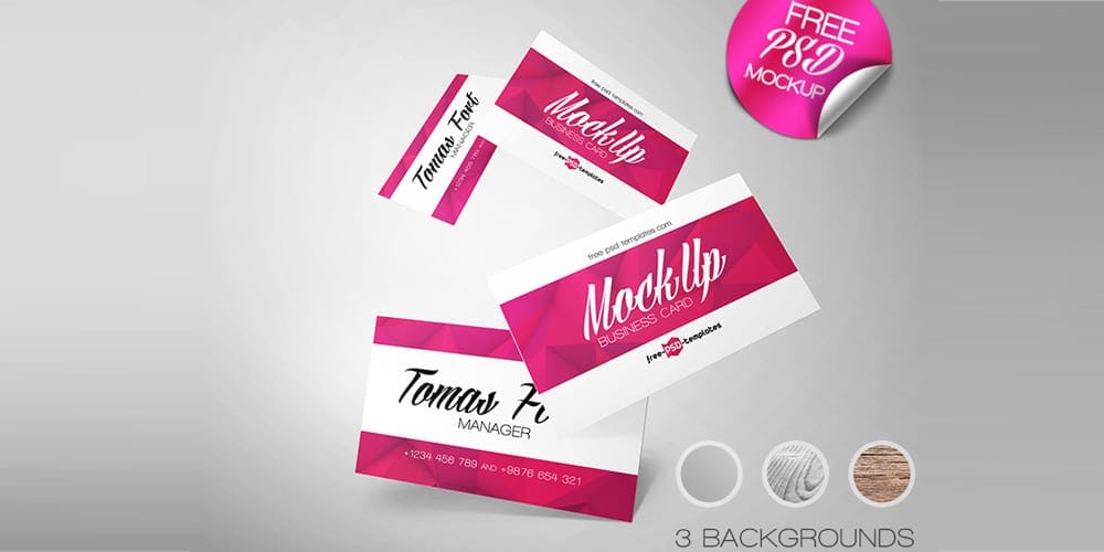 Free Flying Business Card