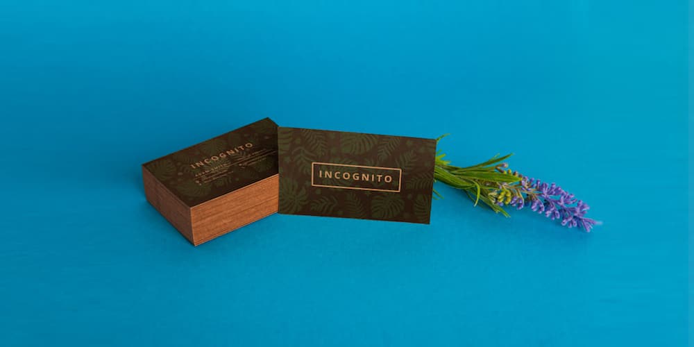 Free Organic Business Card Mockups PSD