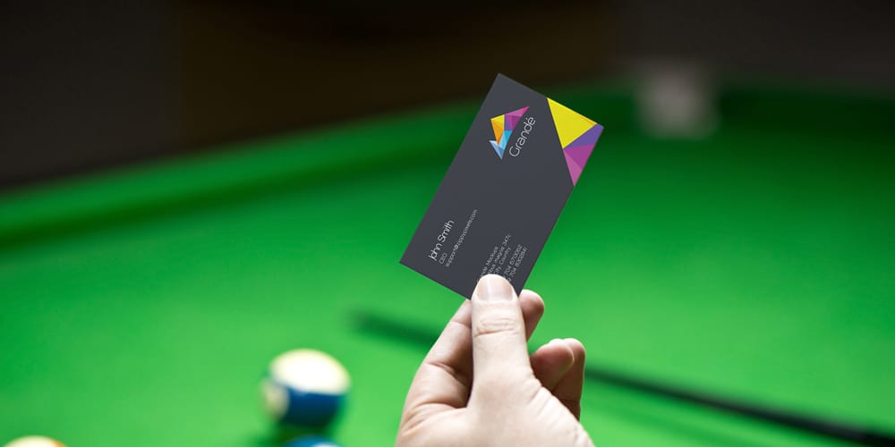 Free Realistic Business Card