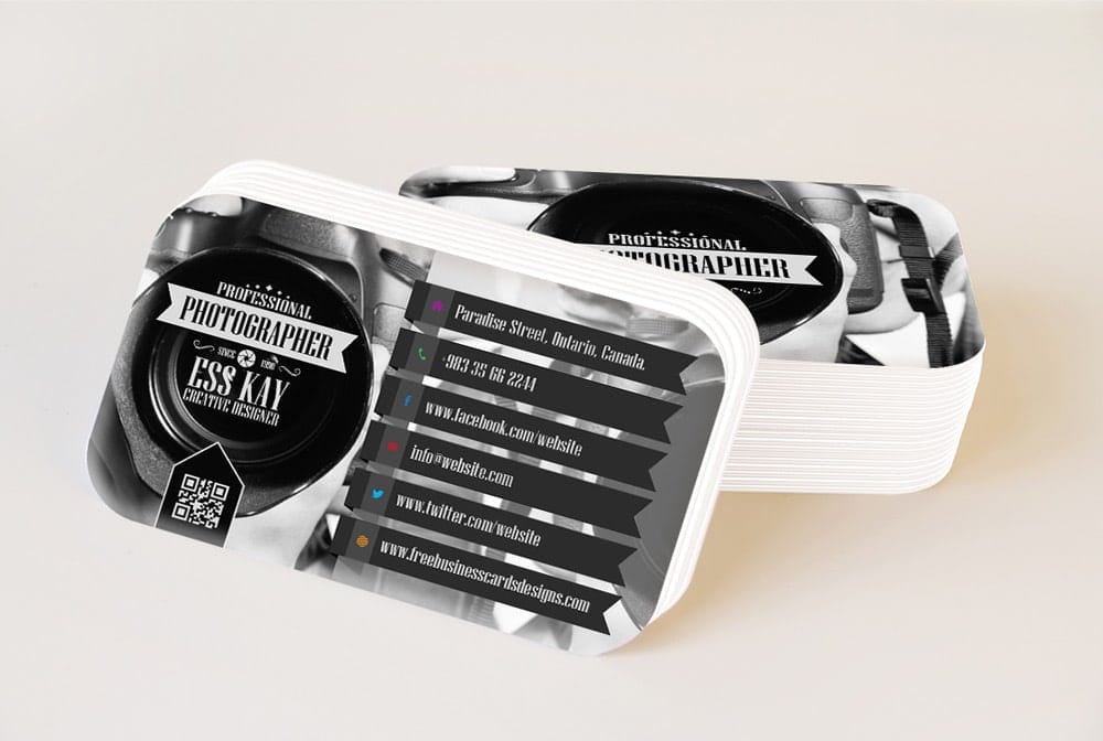 Free Soft Round Corner Business Card