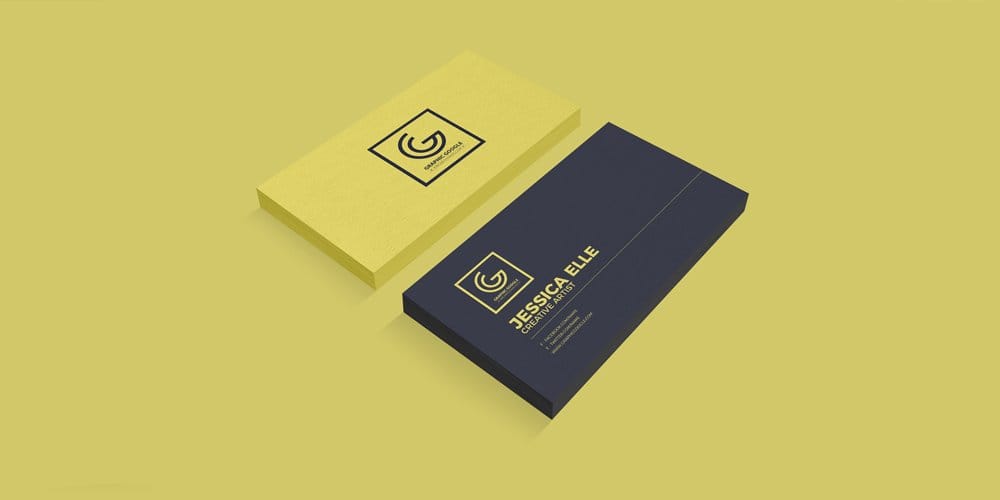 Free Textured Front & Back Business Card