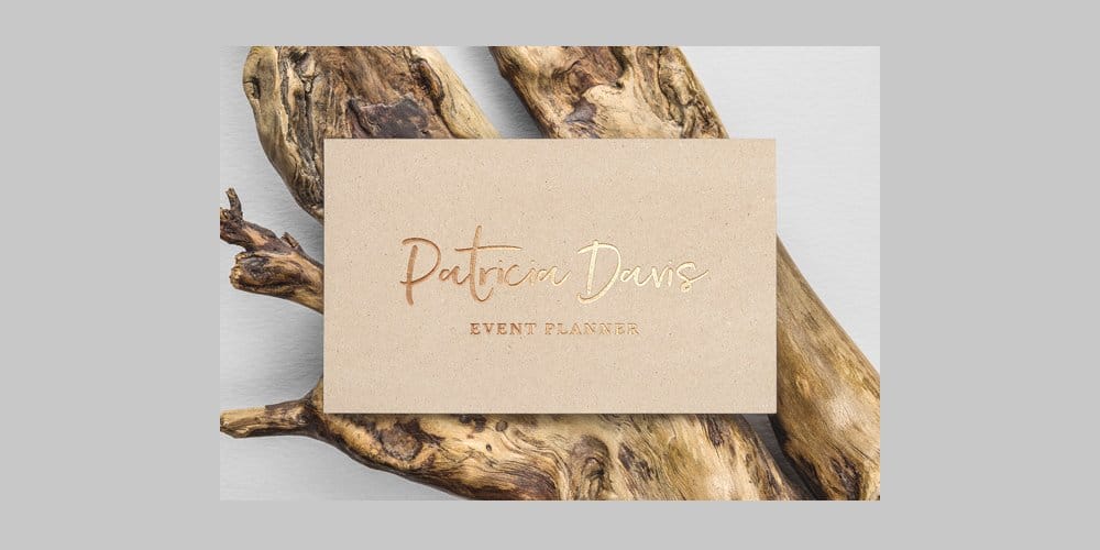 Gold Foil Business Card