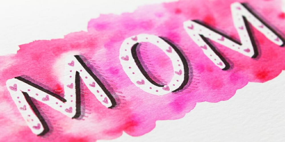 Hand Lettered Watercolor Text Effects
