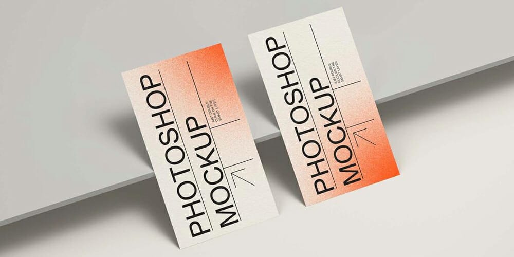 High Quality Business Cards Mockups PSD