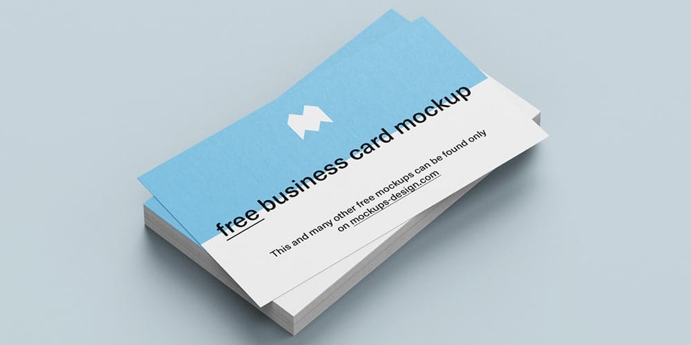 High Resolution Business Card Mockup