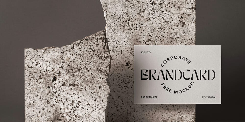 Identity Corporate Branding Card Mockup